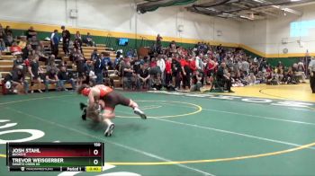 150 lbs Cons. Round 2 - Josh Stahl, BUCKEYE vs Trevor Weisgerber, Swartz Creek HS