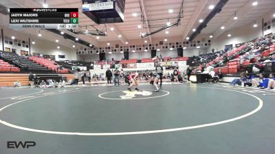 110 lbs Semifinal - Jadyn Majors, Grove vs Lexi Wiltshire, Tecumseh HS Girls