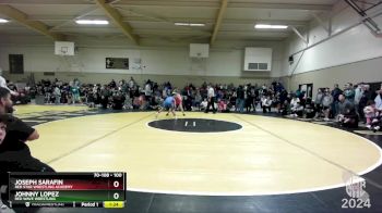 100 lbs Champ. Round 1 - Johnny Lopez, Red Wave Wrestling vs Joseph Sarafin, Red Star Wrestling Academy