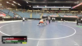 197 lbs Cons. Round 5 - 15 Cameron Cornman, Central Methodist vs 6 Kasten Grape, Doane
