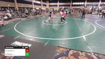 165 lbs Consolation - Nick Garone, Red Wave vs Kelan Stever, Silverback WC