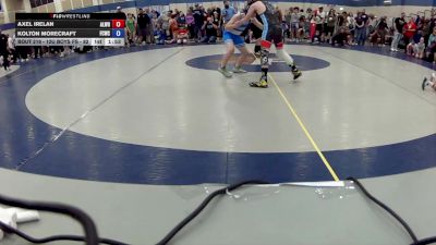 12U Boys FS - 82 lbs Champ. Round 2 - Axel Irelan, Alphas Wrestling vs Kolton Morecraft, Franklin Central Wrestling Club