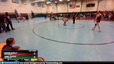 99-105 lbs Round 2 - Daxon Shelly, Rock Springs vs Gabe Chavez, Wellington