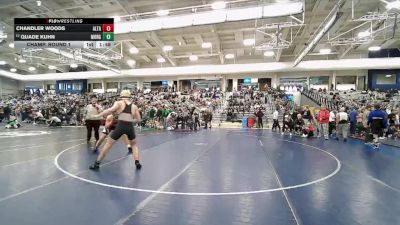 165 lbs Champ. Round 1 - Chandler Woods, Alta vs Quade Kuhn, Morgan