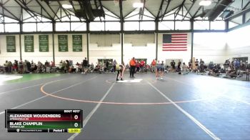 107-117 lbs Champ. Round 1 - Alexander Woudenberg, Springfield HS vs Blake Champlin, Tomah/LAW