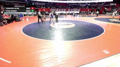 3A 144 lbs 3rd Place Match - Ryan Hinger, Orland Park (Sandburg) vs Donavon Allen, Chicago (Marist)