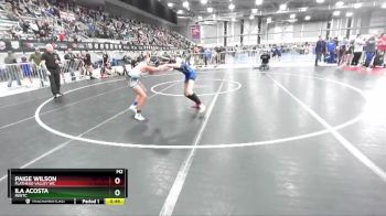 90 lbs Cons. Semi - Paige Wilson, Flathead Valley WC vs Ila Acosta, INWTC