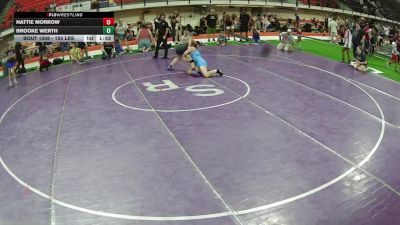 155 lbs 2nd Place Match - Brooke Werth vs Hattie Morrow