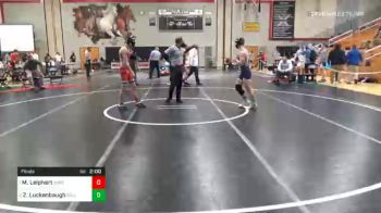 120 lbs Final - Mason Leiphart, Dover vs Zach Luckenbaugh, Dallastown