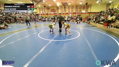 70 lbs Consi Of 4 - Brennon Roblyer, Broken Arrow Wrestling Club vs Isaac Glover, Brushy Wrestling Club