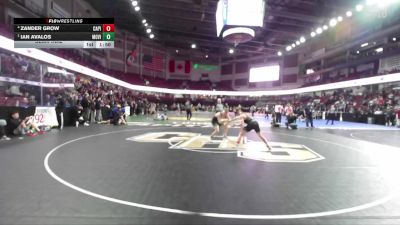 144 lbs Semifinal - Ian Avalos, Mountain View vs Zander Grow, Capital