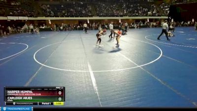 124 lbs Quarterfinal - Harper Humpal, Chickasaw Elite Wrestling Club vs Carleigh Arjes, Iowa