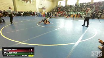 128 Girls Semifinal - Tavia Osthimer, Mar Vista vs Brianna Busse, Del Norte