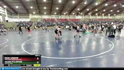 116 lbs Quarterfinal - Noah Greene, Stallions Wrestling Club vs Masen Pulsipher, Top Of Utah