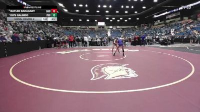 105 lbs Cons. Round 2 - Isys Galindo, Pittsburg HS vs Baylee Baragary, Lansing HS