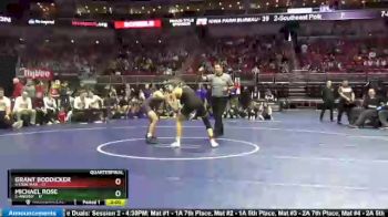 152 lbs Quarterfinal - Grant Boddicker, 4-Linn-Mar vs Michael Rose, 5-Ankeny