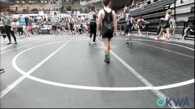 85 lbs Consolation - Noah Yates, Newcastle Youth Wrestling vs Liam Garcia, Shelton Wrestling Academy