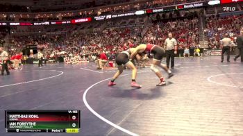 1A-165 lbs Cons. Round 2 - Ian Forsythe, Southwest Valley vs Matthias Kohl, Lisbon