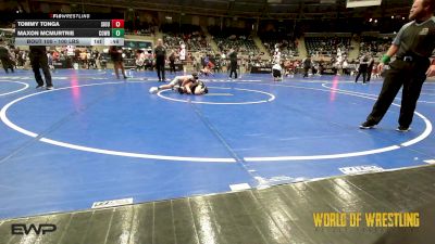 100 lbs Final - Tommy Tonga, Siouxland Wrestling Academy vs Maxon McMurtrie, Cowburn Wrestling Compound