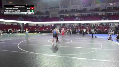 157 lbs Champ. Round 2 - Tristan Begay, Nampa vs Jonathan Banos, Caldwell