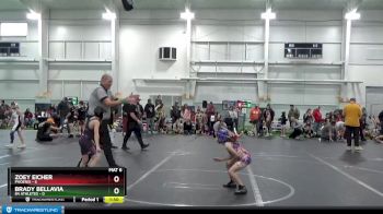 52 lbs Round 7 (8 Team) - Brady Bellavia, 84 Athletes vs Zoey Eicher, Phoenix