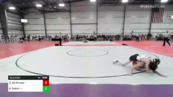 106 lbs Consi Of 64 #1 - David De Armas, FL vs Braiden Salter, NY