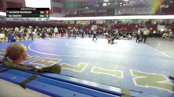 150 lbs Champ. Round 2 - Jackson Maughan, Ridgevue vs Eli Martin, Kuna