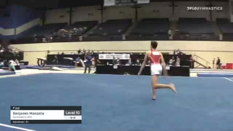 Benjamin Manzella - Floor, Gymnastics USA - 2021 USA Gymnastics Development Program National Championships