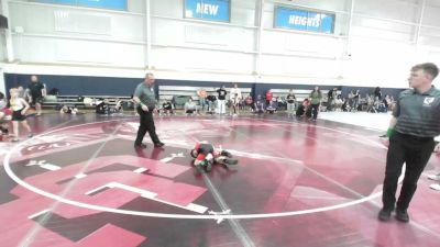 54 lbs Round Robin 3 - Charlie Harold, Ground Zero Red-YTH vs Judah Kash, EP Rattlers - YTH