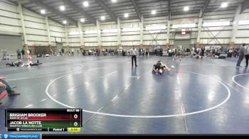 100 lbs Quarterfinal - Brigham Brooker, Sons Of Atlas vs Jacob La Notte, Wasatch Wrestling Club