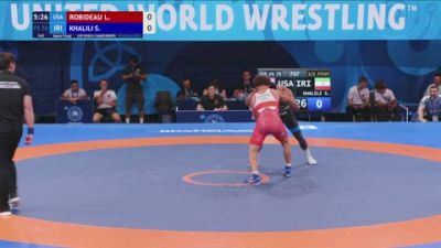 70 kg 1/2 Final - Landon Robideau, United States vs Sina Khalili, Iran