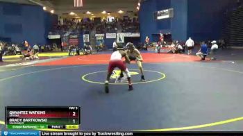 126 lbs Cons. Round 1 - Qwantez Watkins, Smyrna vs Brady Bartkowski, Salesianum