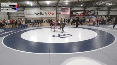70 kg Champ. Rd Of 128 - Braxton Miller, Hilltopper Wrestling Club vs Marley Washington, CLT Regional Training Center