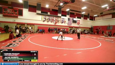 90 lbs Round 3 - Jacob Gambito, Scrap Yard Garage Wrestling vs Karver Peasley, Omak Wrecking Crew