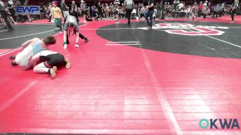 85 lbs Round Of 16 - Josey Voss, Skiatook Youth Wrestling vs Noah Herron, Collinsville Cardinal Youth Wrestling