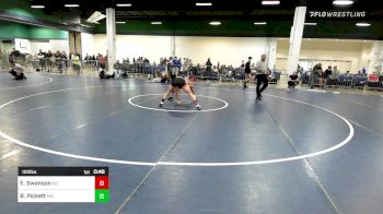 120 lbs Consi Of 16 #2 - Eric Swanson, NJ vs Brooklyn Pickett, MD