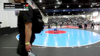 145 Girls Quarterfinal - Grace Parent, Grossmont vs Maisen Vesco, Rancho Bernardo