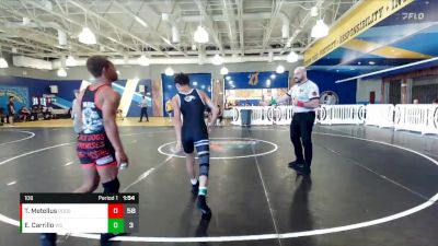 106 lbs Round 6 (8 Team) - Tyler Metellus, Alpha Dogs vs Ethan Carrillo, Westside Wrestling