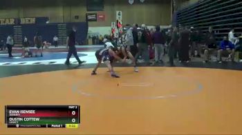 132 lbs Cons. Round 2 - Evan Isensee, Doherty vs Dustin Cottew, Legacy