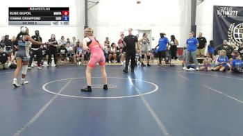 61 lbs Rr Rnd 5 - Elise Gilfoil, MGW Bittersweet Mint - W vs Iyanna Crawford, Carolina Gold