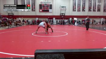 174 lbs Champ. Round 1 - Kaden Martinez, Cal Poly Humboldt vs Lucien Lefebvre, Linfield University