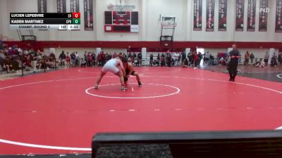 174 lbs Champ. Round 1 - Kaden Martinez, Cal Poly Humboldt vs Lucien Lefebvre, Linfield University