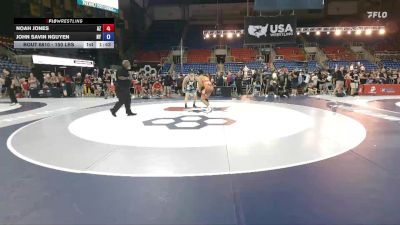 150 lbs Cons. Rd Of 64 - Noah Jones, AZ vs John Savin Nguyen, NY