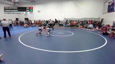 90-95 lbs Round 1 - Ryan Matthews, Torrington Middle School vs Carter Jackson, Wheatland