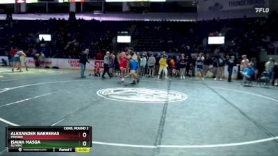 285 lbs Cons. Round 2 - Alexander Barreras, Prosser vs Isaiah Masga, Olympic