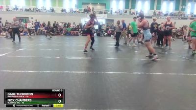 175 lbs Round 3 (6 Team) - Gabe Thornton, Pasco Wolfpack vs Nick Chambers, Bulldog WC