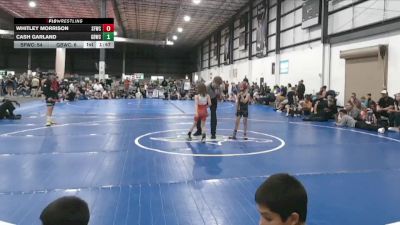 50 lbs Placement (4 Team) - Whitley Morrison, SLY FOX WRESTLING CLUB vs Cash Garland, GREAT BRIDGE WRESTLING CLUB