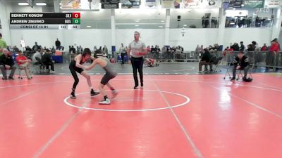 94 lbs Consi Of 16 #1 - Bennett Konow, Silverback WC vs Andrew Zmurko, Rutland