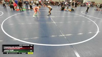 138 lbs Cons. Round 2 - Jason Dube, Bad Karma Wrestling Club vs Chancellor Mathews, Black Fox Wrestling Academy