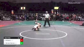 43 lbs Semifinal - Jax Williams, Tuff Kidz WC vs Leonardo Romero Ramos, Gold Rush